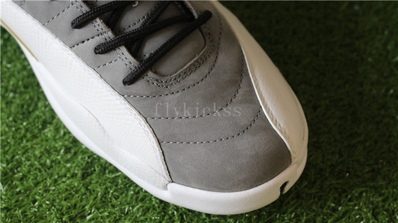 Authenitc Air Jordan 12 Retro UNC Grey Gold